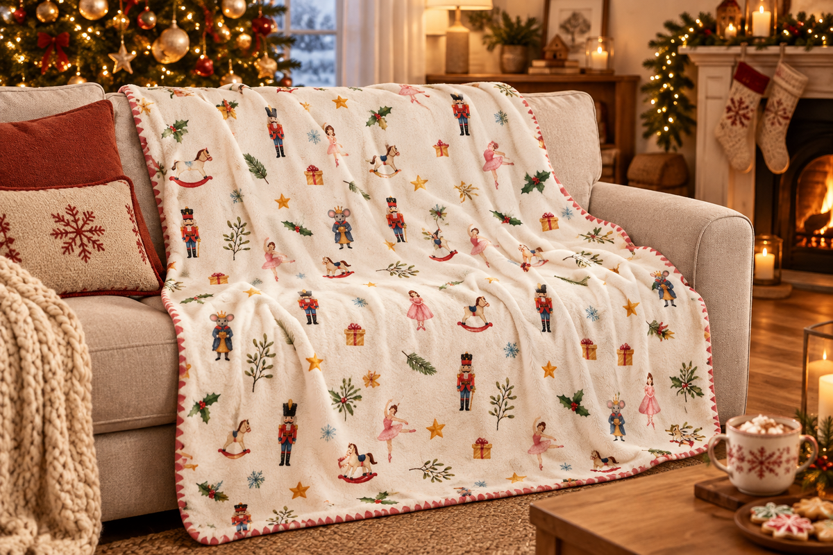 Nussknacker Kuscheldecke